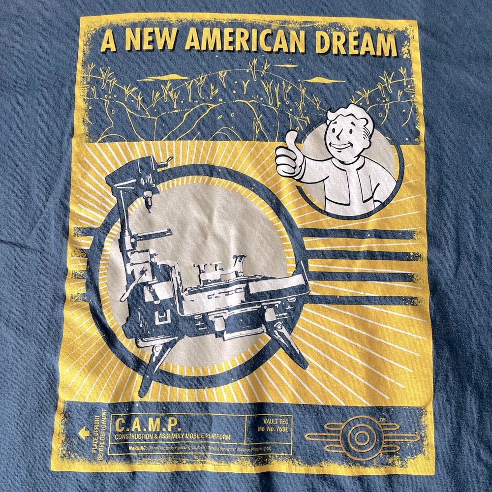 Fallout Crate Lootwear  Exclusive Fallout T-Shirt Sz L